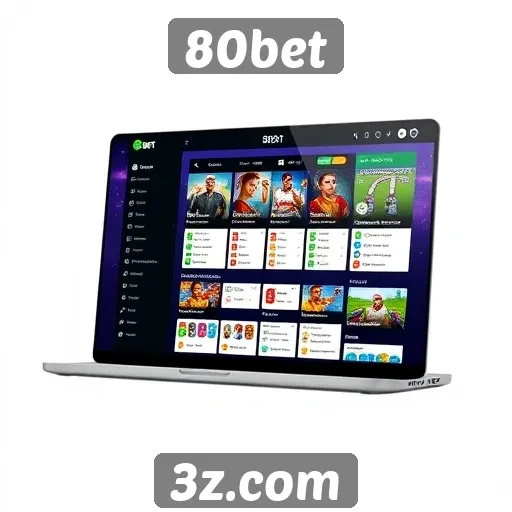 Interface do usuário do 80bet é acessível e intuitiva