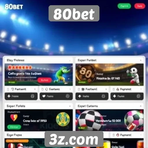 Modalidades de apostas oferecidas pelo 80bet